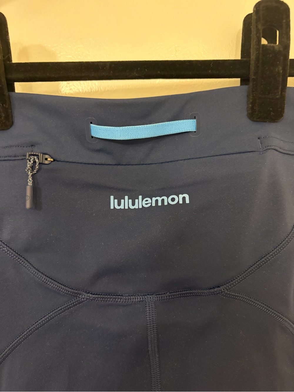 NWT $84 LULULEMON Fast & Free High-Rise Short 8” *Drawcord, Sz 6, Club Blue/OAVE - Picture 3 of 6